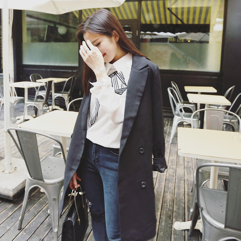 黑色外套街拍示范,4套教你酷出新高度