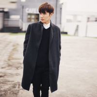 冬季街头取经 看各路潮男施展吸睛大法