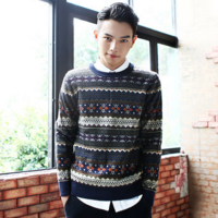 冬季街头取经 看各路潮男施展吸睛大法