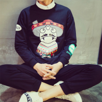 冬季街头取经 看各路潮男施展吸睛大法