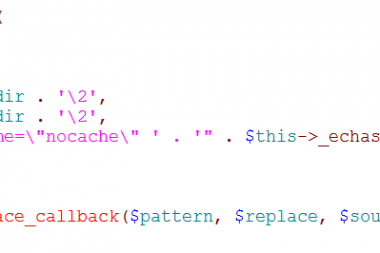 preg_replace() 正则替换所有符合条件的字符串