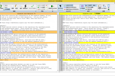 比较版本内容差异的时候,遭遇到异常:Unreadable path encountered; access denied