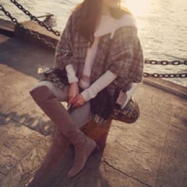 4种时尚特色围巾打法，让你温暖让你潮！