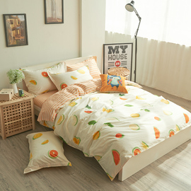 这样的四件套 睡得香甜