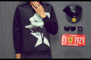 冬季街头取经 看各路潮男施展吸睛大法