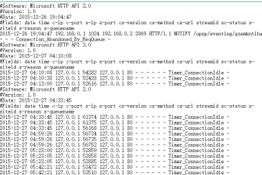 HTTP API 错误日志的格式