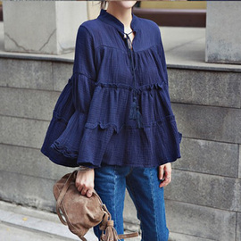 不用减膘，复古喇叭袖让你仙美又显瘦！