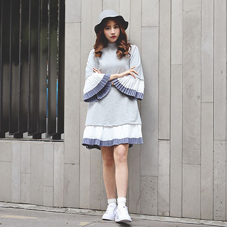 不用减膘，复古喇叭袖让你仙美又显瘦！