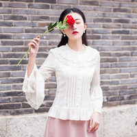 不用减膘，复古喇叭袖让你仙美又显瘦！