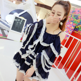 不用减膘，复古喇叭袖让你仙美又显瘦！