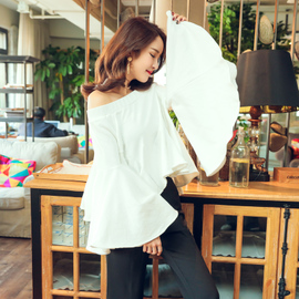 不用减膘，复古喇叭袖让你仙美又显瘦！