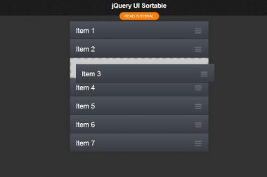 jquery sortable的拖动方法示例详解
