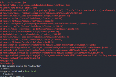 Error: Cannot find module '@babel/core’